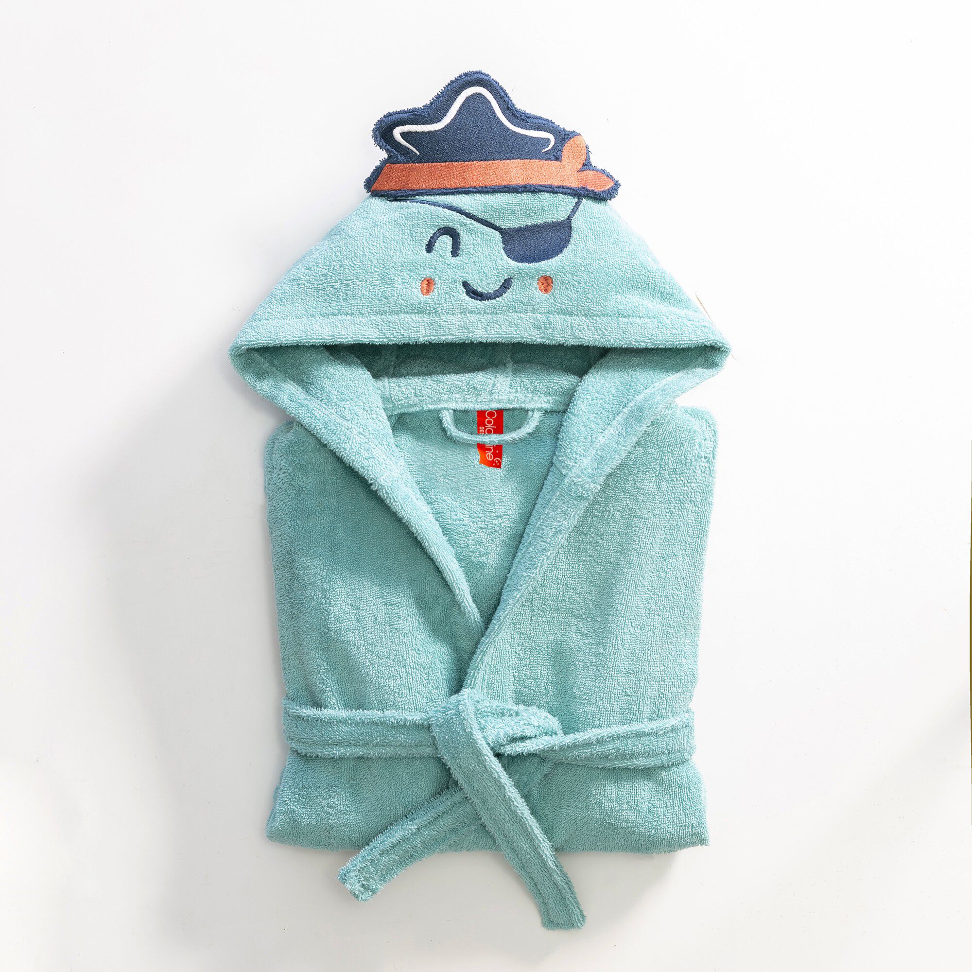 Peignoir de bain enfant pirate éponge coton