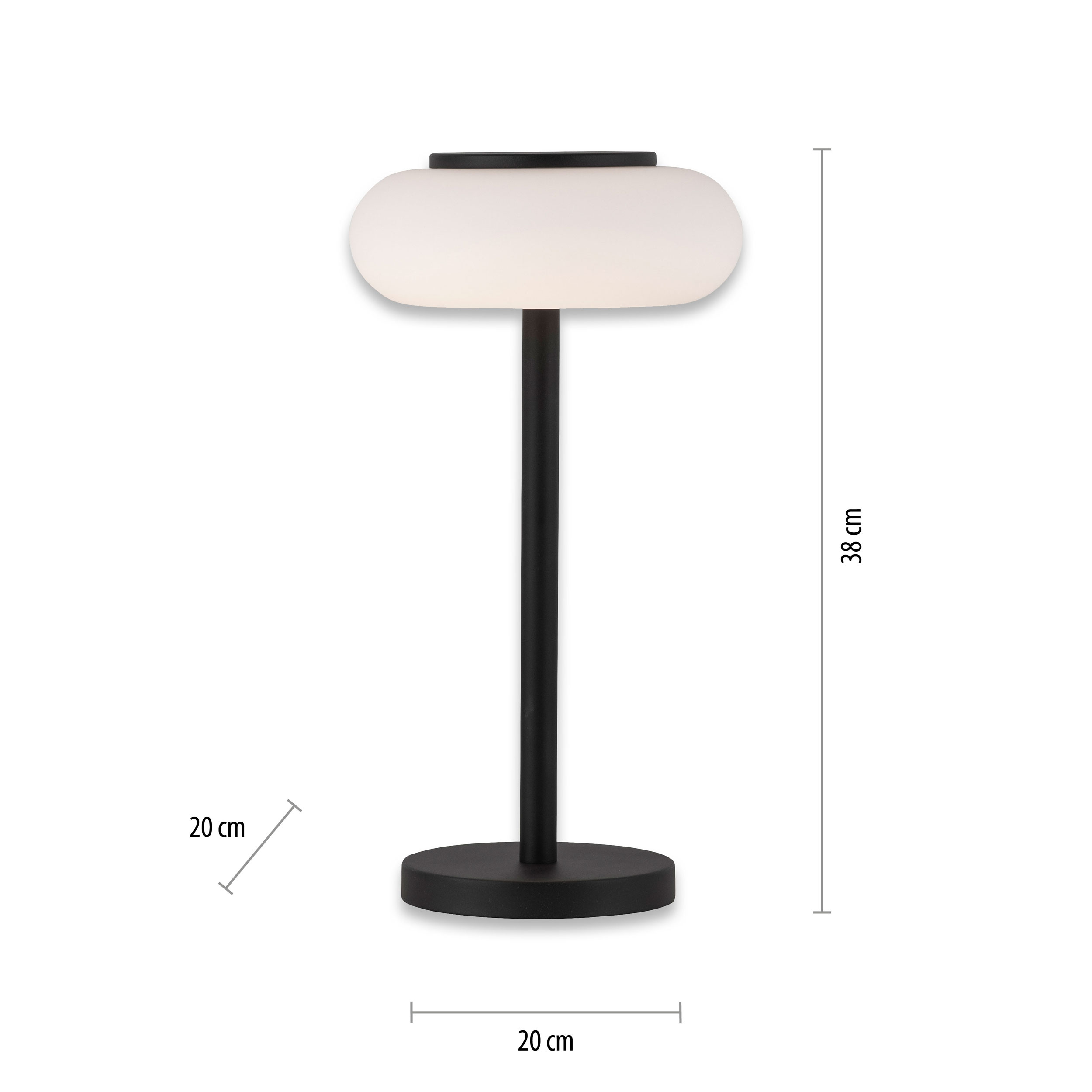 QLED-Tischleuchte 1flg