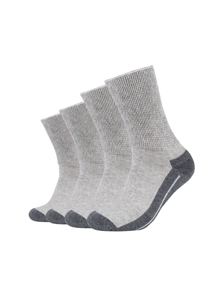 camano Socken 4er Pack function in hellgrau melange günstig kaufen