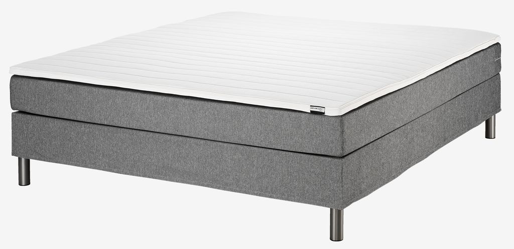 Kontinentales Bett VERMA BC5 basic 150x200 VERMA BC5 grau-22 M