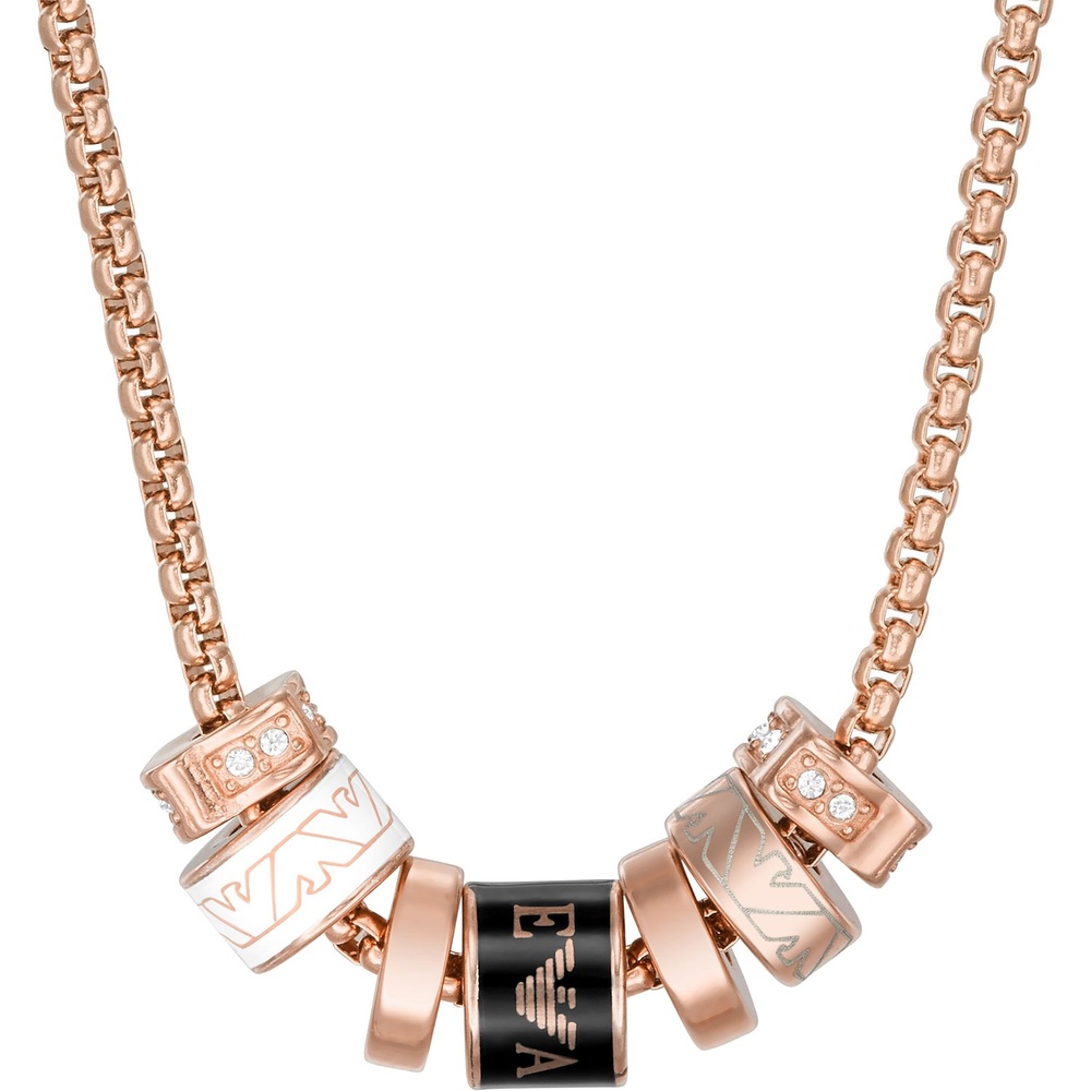 Emporio Armani Chaînette Acier inoxydable collier