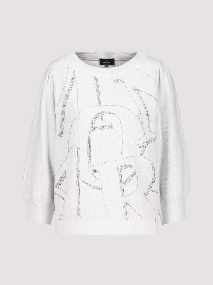 monari Pullover in Hellgrau günstig kaufen