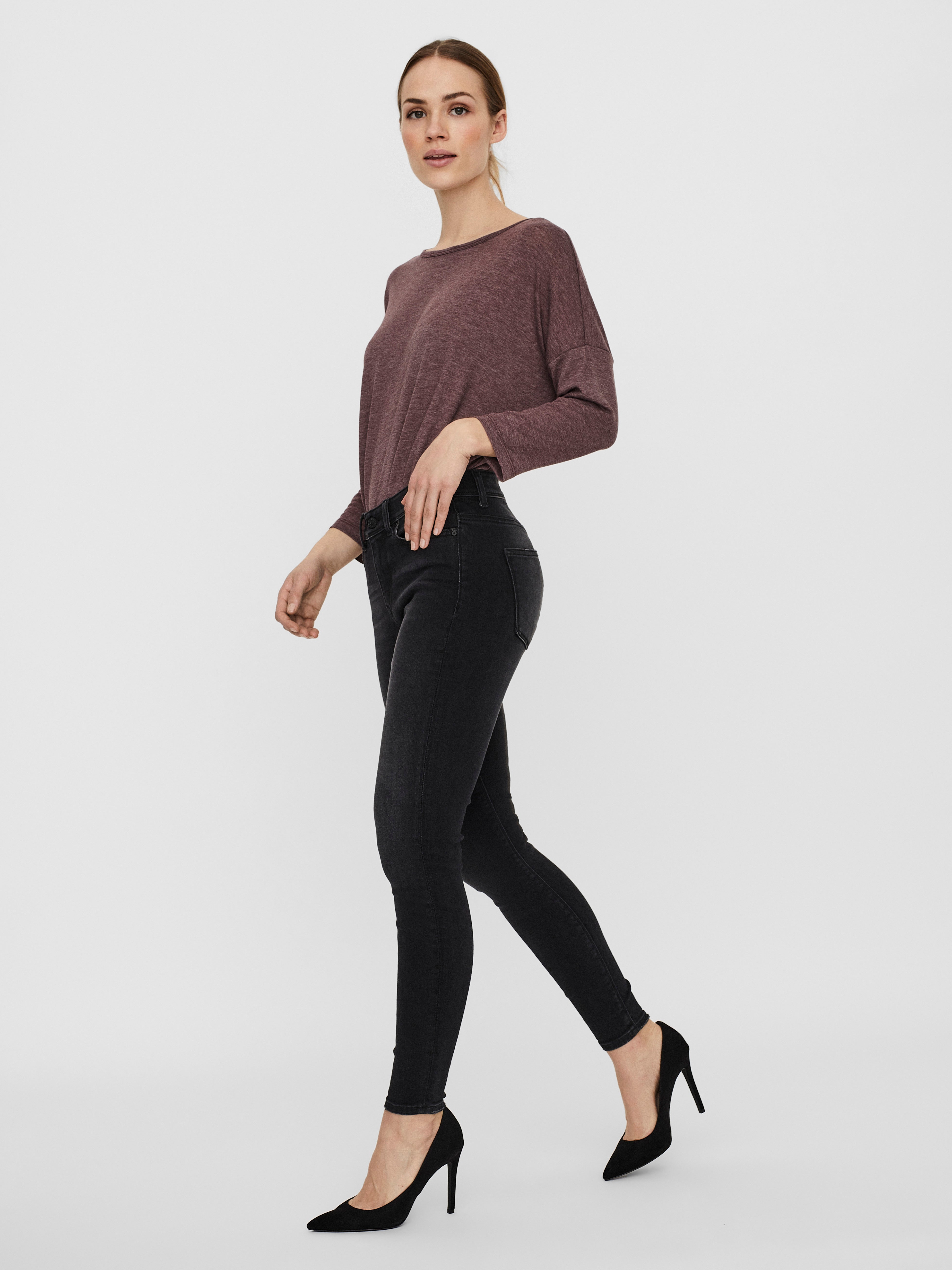 VMPEACH Mid Rise Skinny Fit Jeans