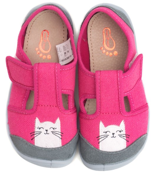 bar3foot Elf ~ Nevada Slipper ~ Katze Pink