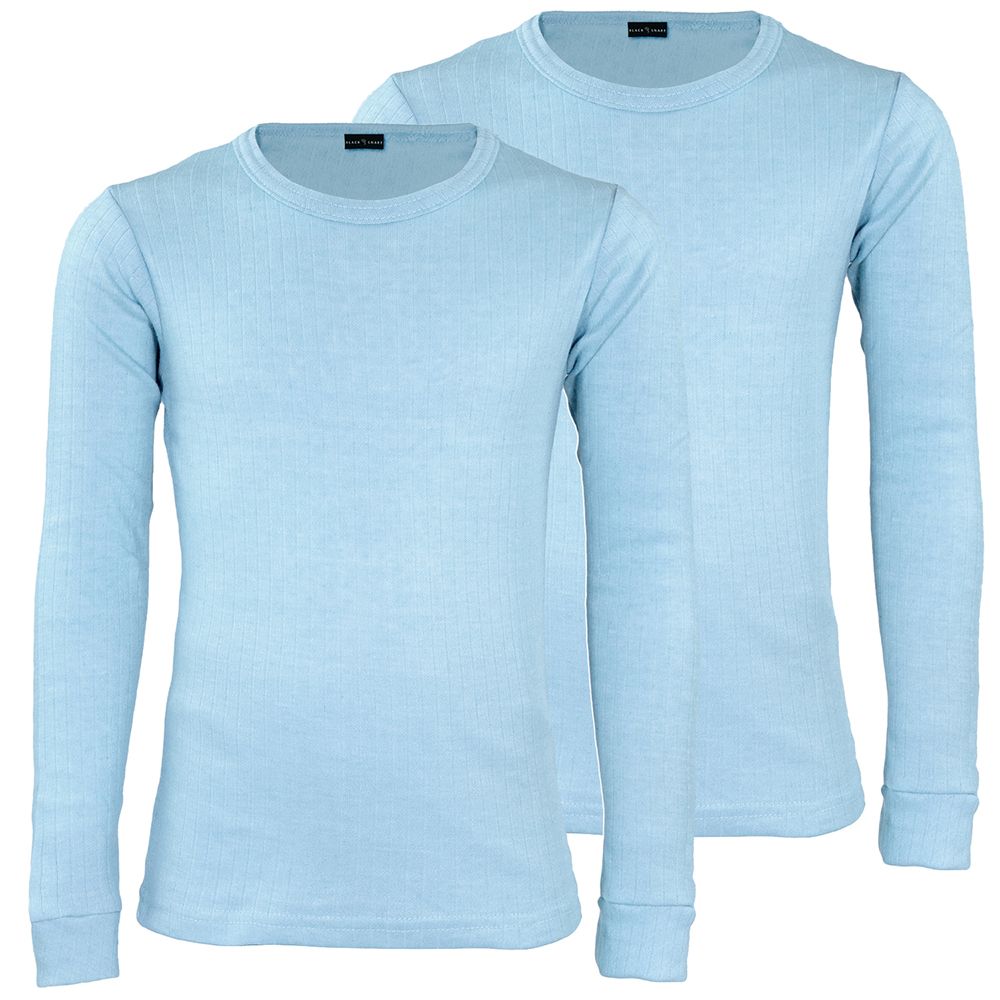 Black Snake Cuddle Hellblau 2-Pack Kinder Thermoshirt