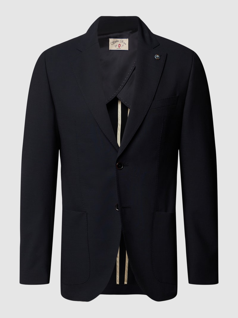 Slim Fit 2-Knopf-Sakko Modell 'CG Carver SV' in marineblau