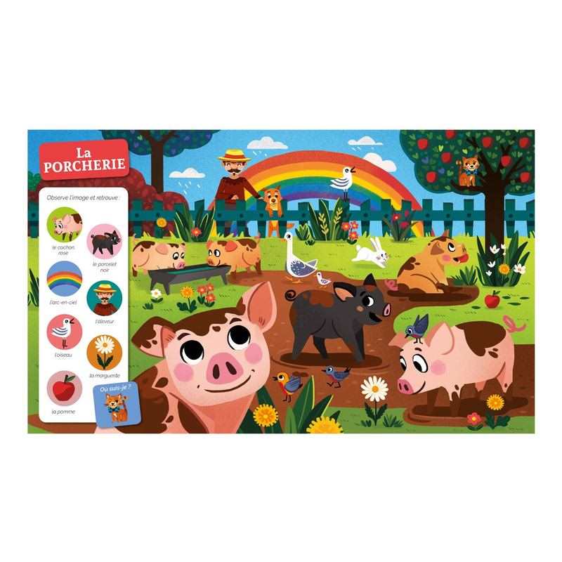 Livre Cherche et trouve des tout-petits à la ferme - Auzou