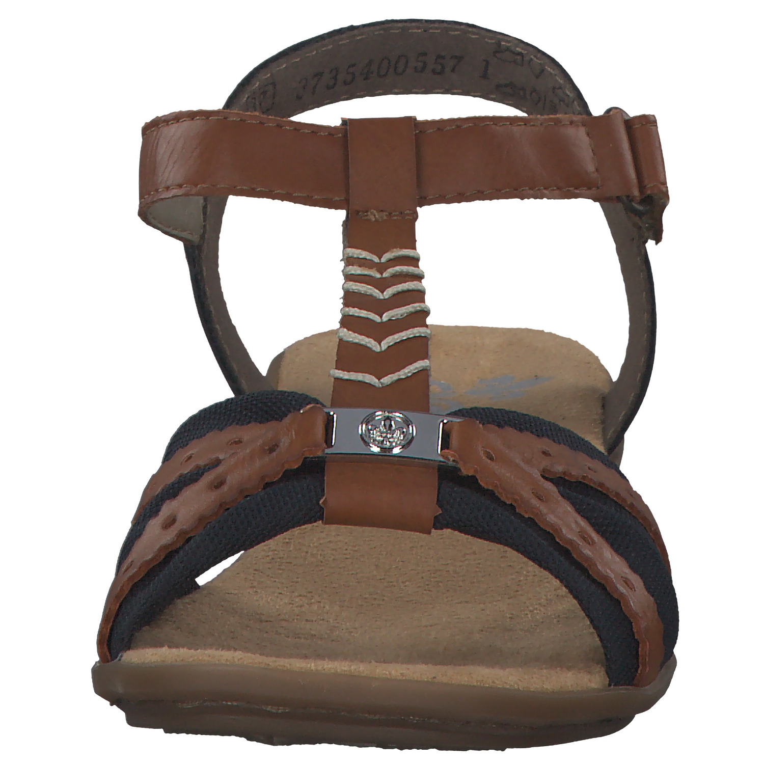 Rieker 63499, Klassische Sandalen, Damen, pazifik/cayenne/pazifik