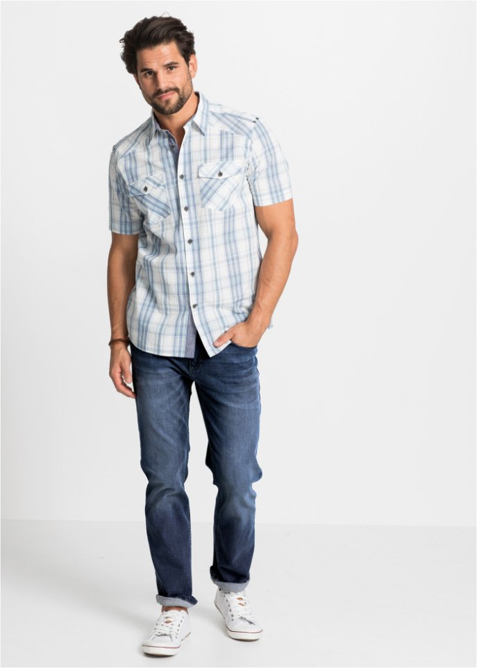 Regular Fit Stretch-Jeans, Straight