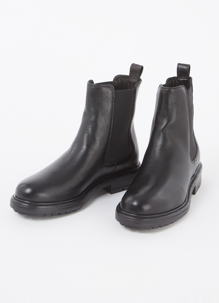 Jonak  Celina chelsea boot van geitenleer met structuur