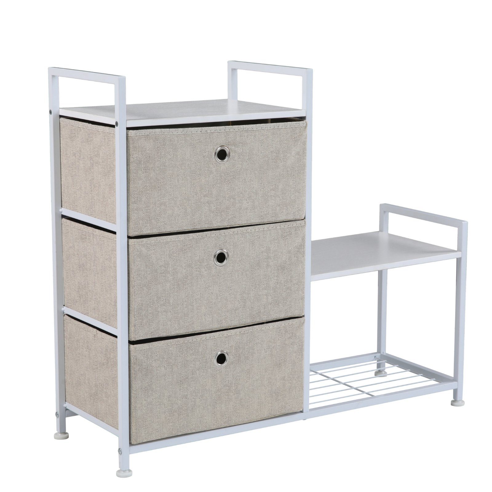 SVITA Sideboard RUNA, Stoffschubladen