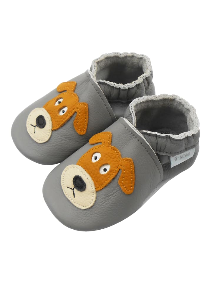 Yalion Baby Leder-Krabbelschuhe 