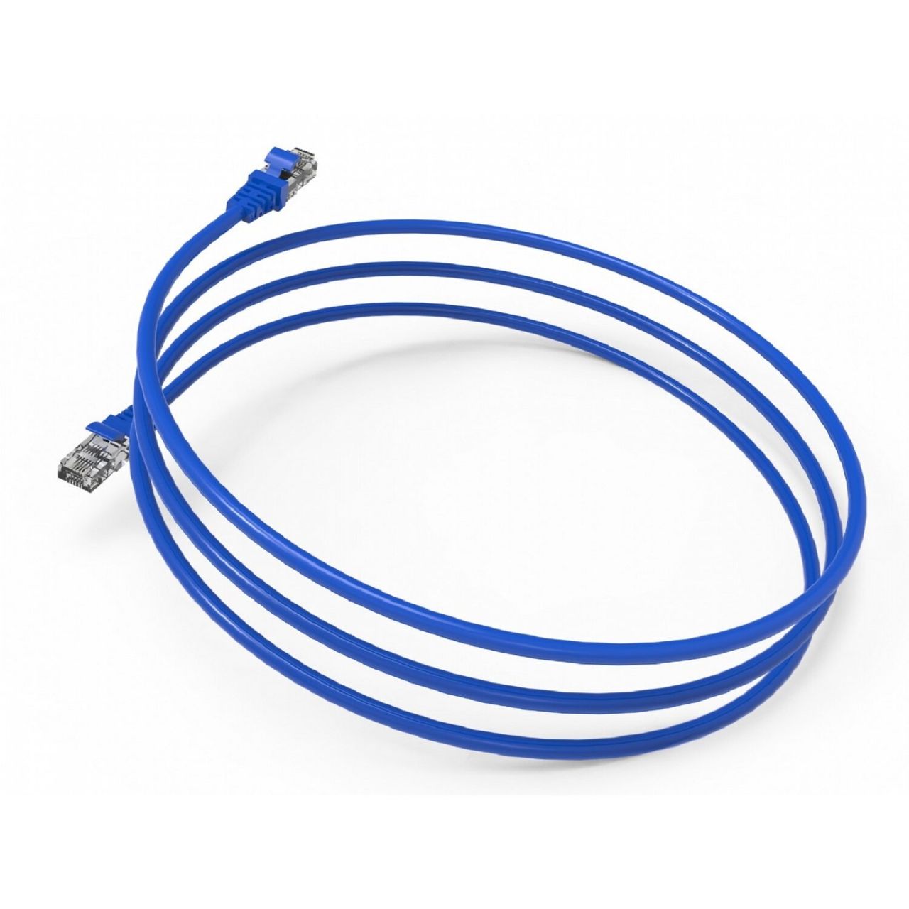 Inca ICAT6-03TM RJ45 Cat6 UTP Ethernetkabel LAN-Kabel Blau 3 Meter