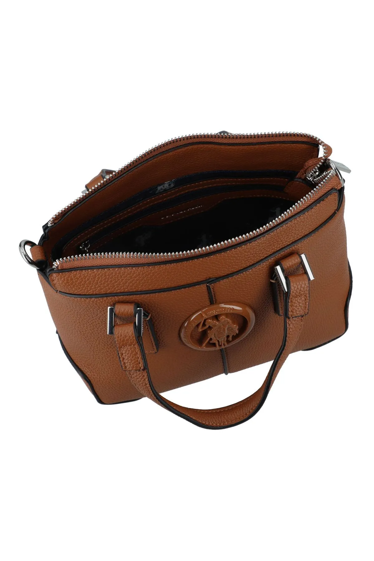 U.S. Polo Assn.  Handtasche - Grau - Unifarben