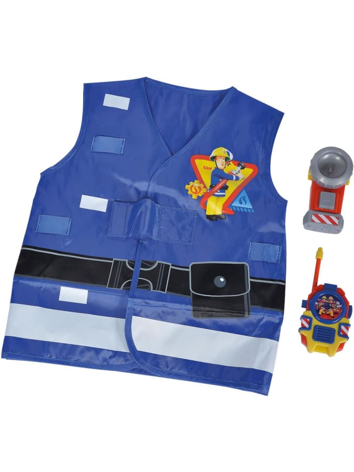 Simba Feuerwehrmann Rettungsset, 3 Teilig, mit Weste, Taschenlampe, 3-9 Jahre günstig kaufen onesize