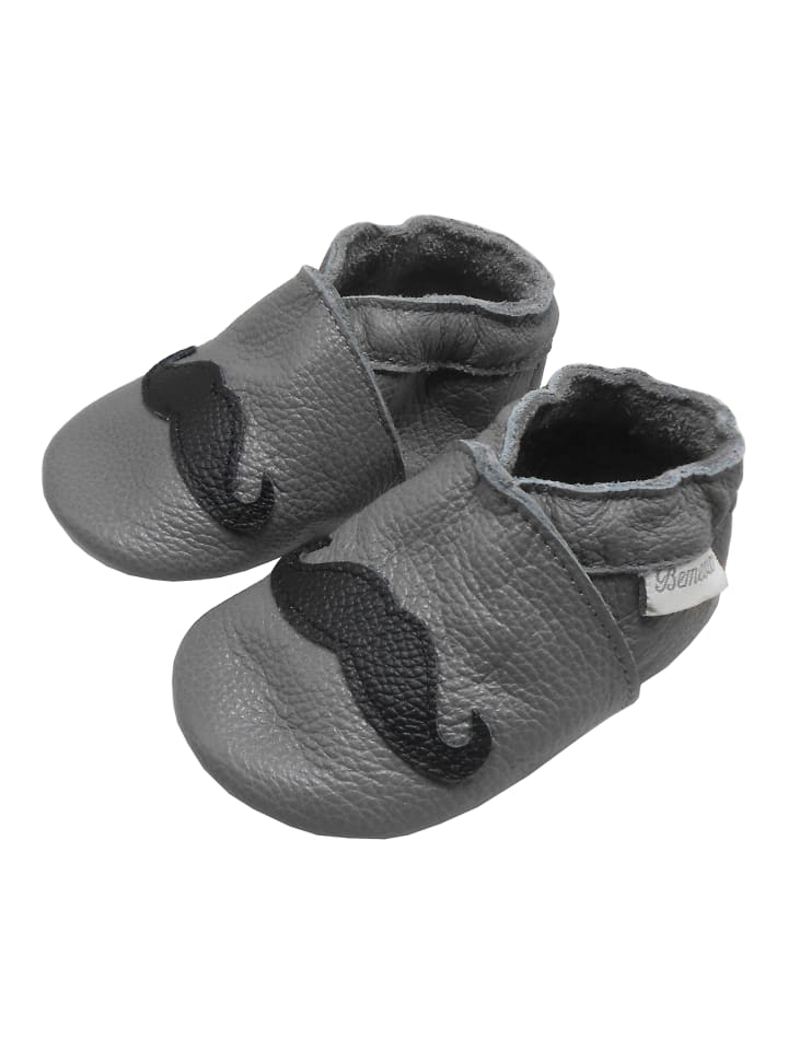 Yalion Leder-Krabbelschuhe 