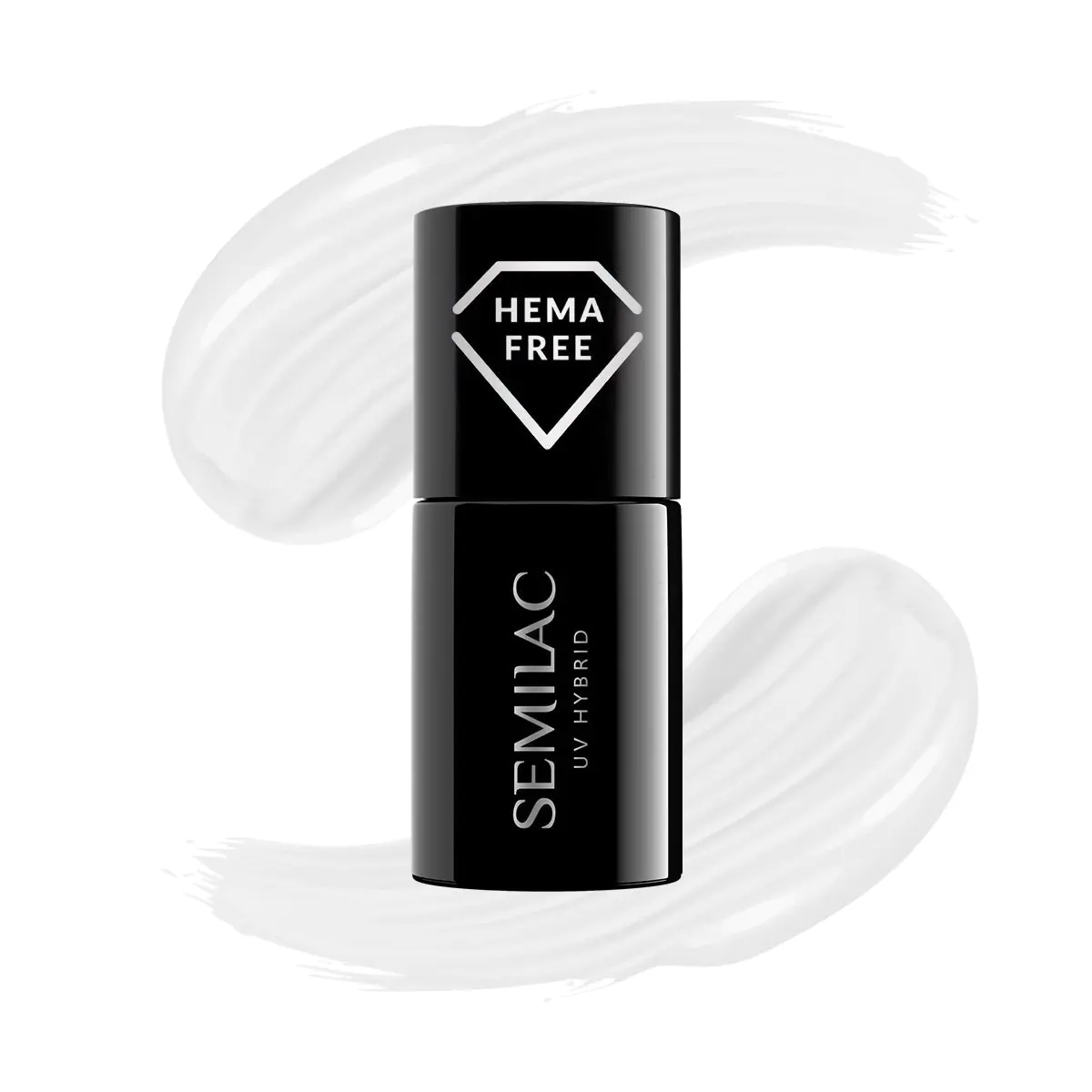 Semilac UV Hybrid Βερνίκι Νυχιών, 389 Παγωτό Καρύδας