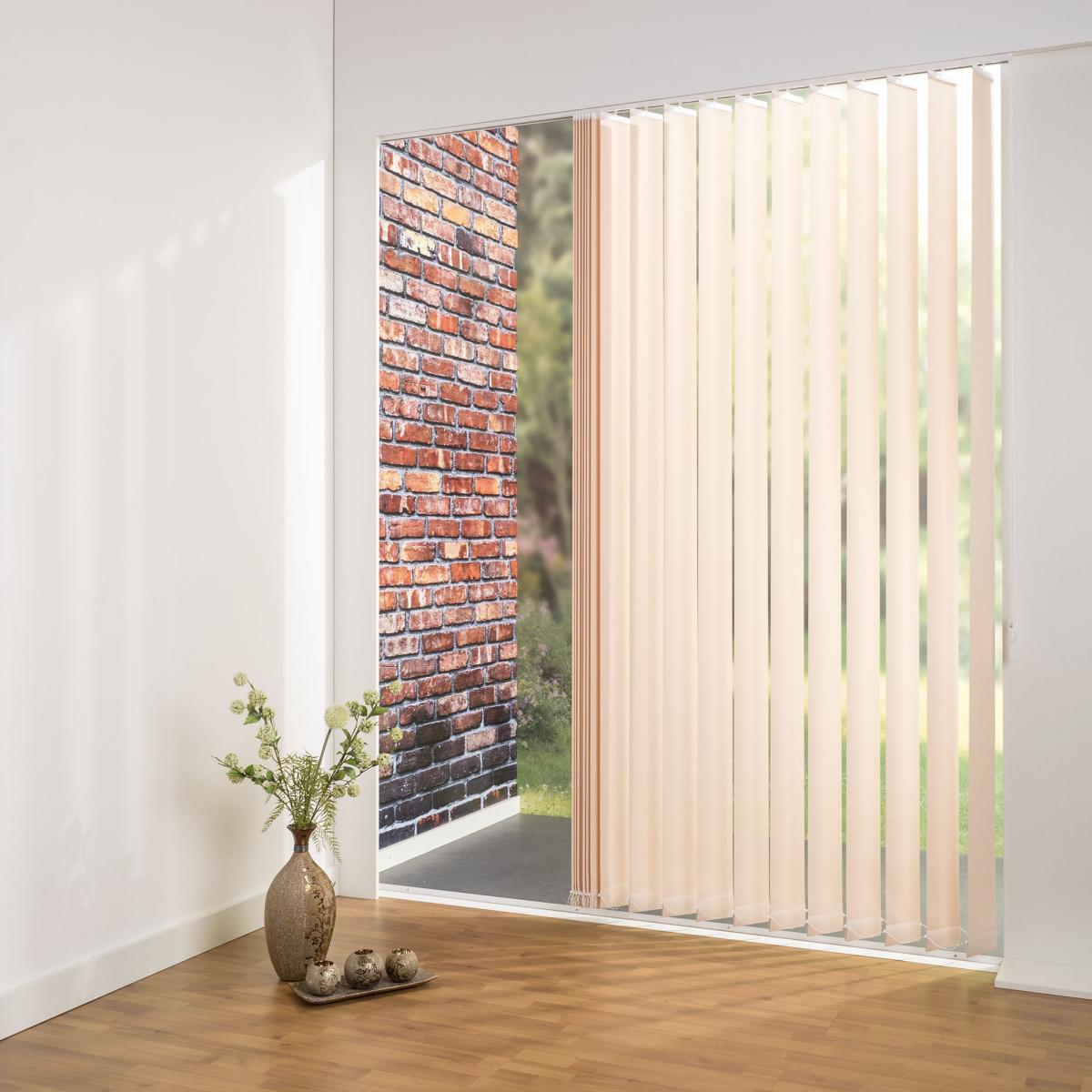 Bella Casa Schiebevorhang 150 x 180 cm apricot 89 mm