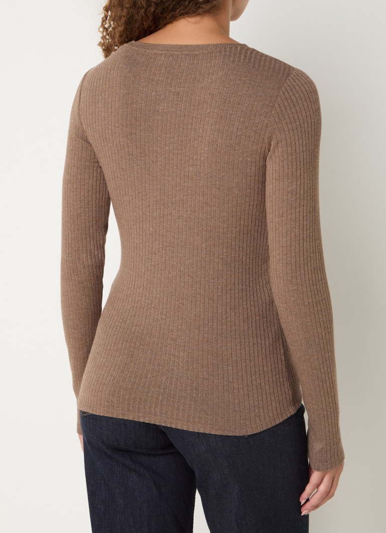 OPUS Sulikko ribbed stretch long sleeve