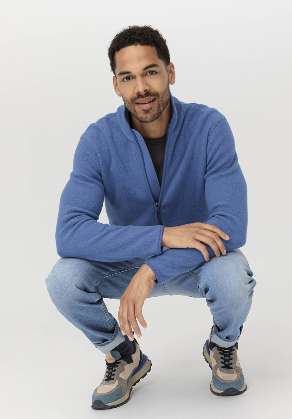 Fleecejacke aus reiner Bio-Baumwolle