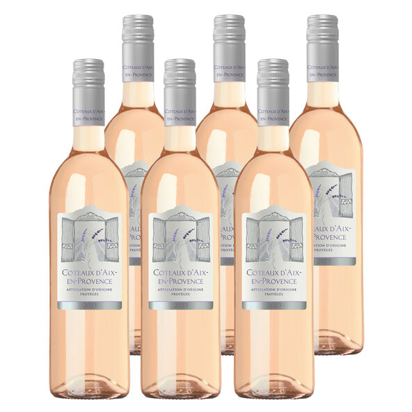 Coteaux d'Aix en Provence AOC, 6 Flaschen à 0,75 l