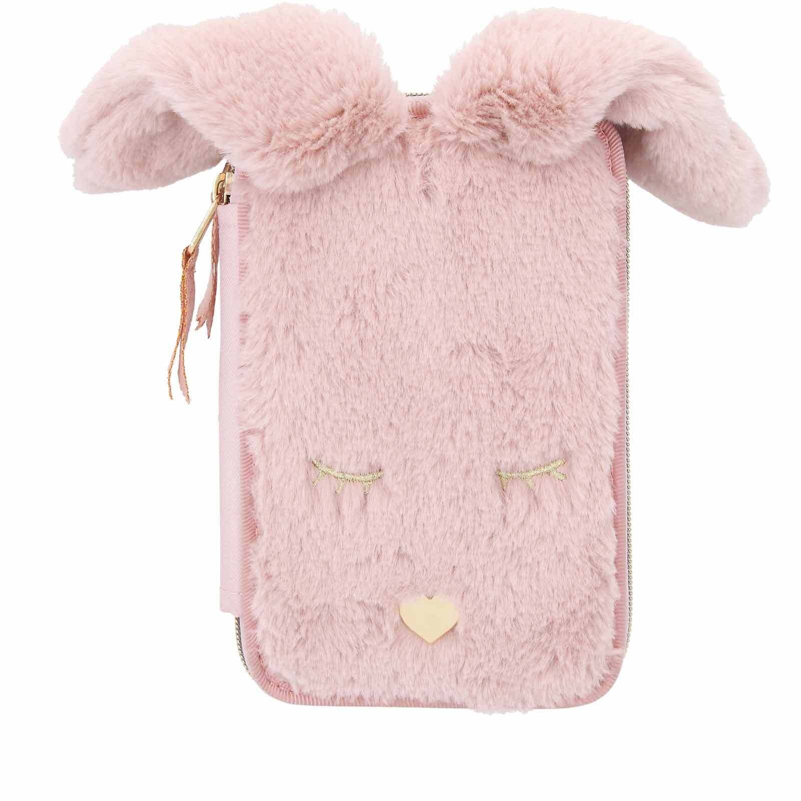 Depesche Federmäppchen Princess Mimi Federtasche Hase Fell 19 x 12 cm, (1-tlg)
