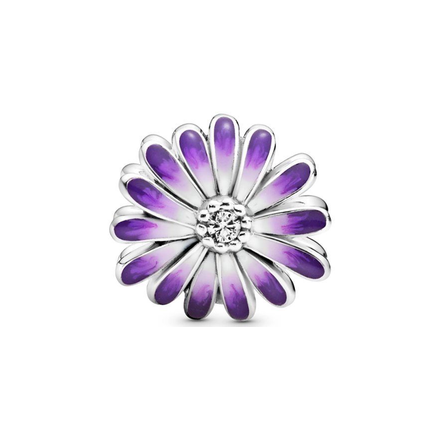 Pandora Charm Moments Lilafarbenes Gänseblümchen