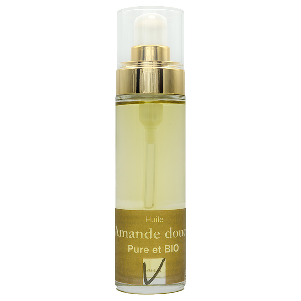 vegetal viva derm Huile d'AMANDE DOUCE BIO 100% pure et BIO visage corps cheveux