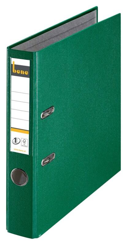 Bene No.1 Power Ordner DIN A4 52 mm Grün 2 Ringe 291600 PP (Polypropylen) Hochformat