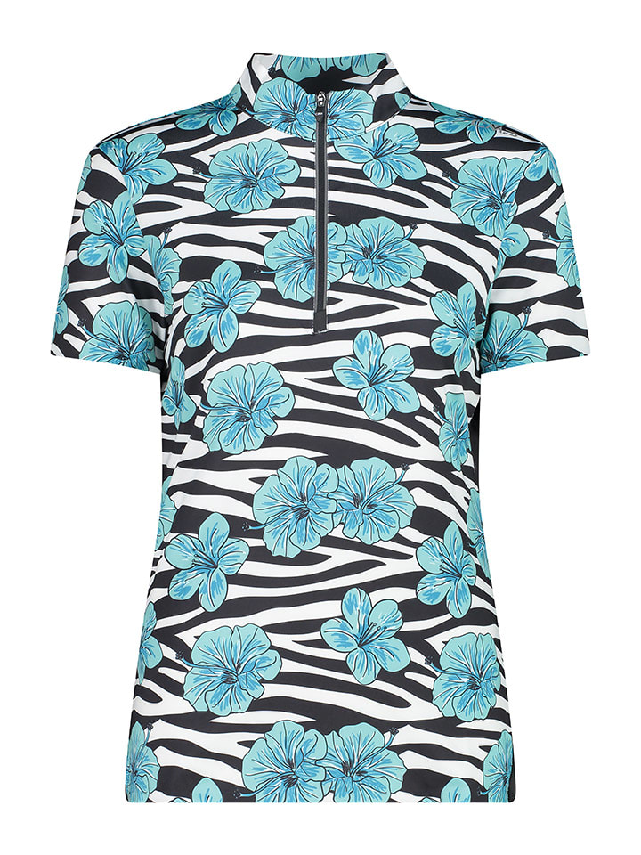 CMP Fahrradtrikot in Hellblau/ Schwarz günstig kaufen