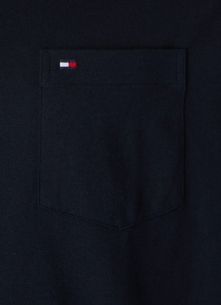 Tommy Hilfiger majica kratkih rukava s džepom na prsima i vezom logotipa