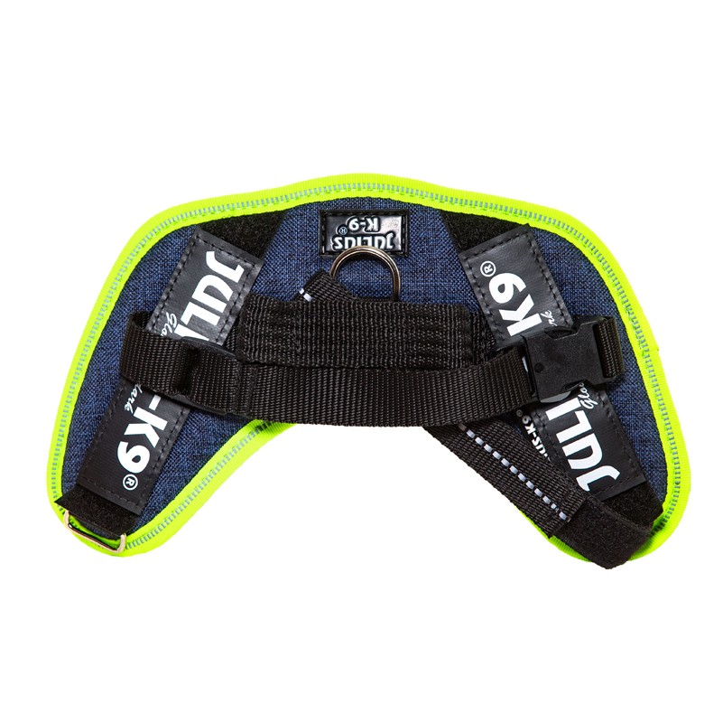 JULIUS-K9 Hundegeschirre JULIUS-K9 IDC Powergeschirr Mini neon mix blau klein