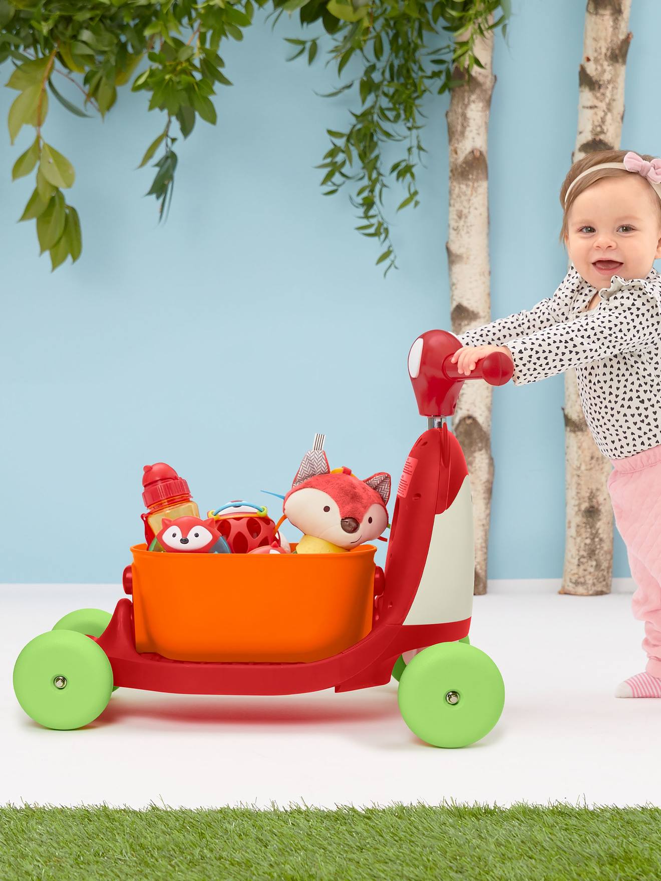 Trotteur évolutif 3 en 1 SKIP HOP Zoo Renard multicolore