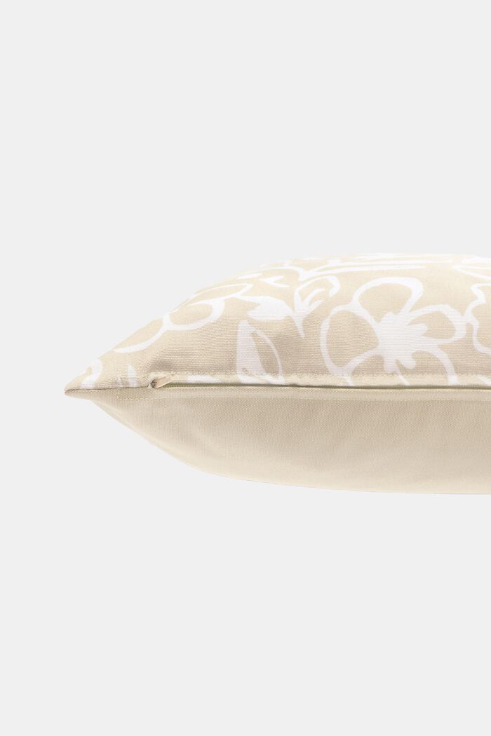Kissenhülle mit floralem Druckmotiv