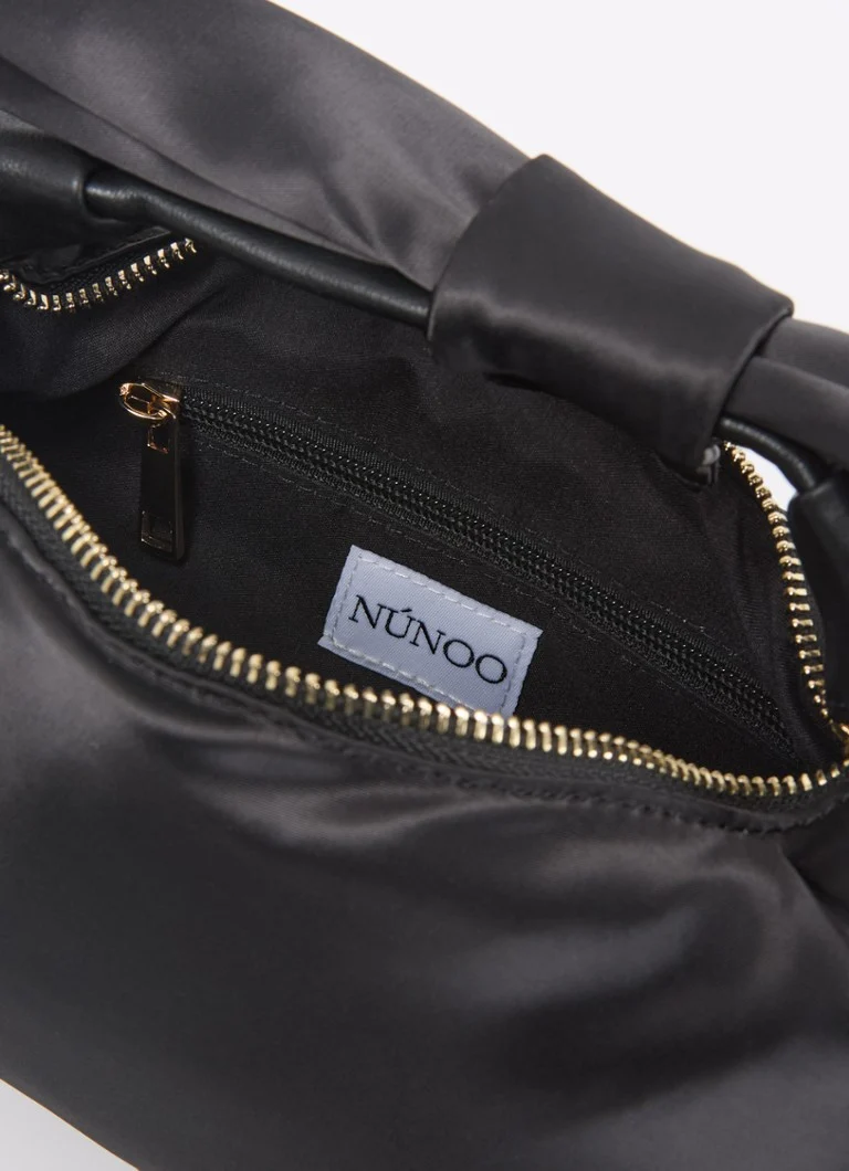 Bolsa de cetim Núnoo Dandy com detalhe de laço