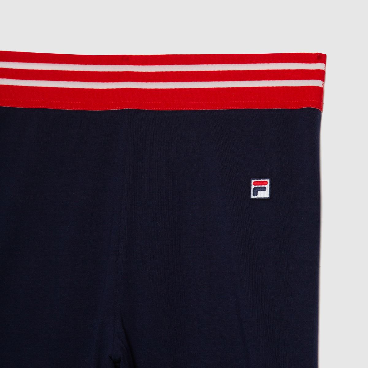 Fila – Betina – Marinblå och röda leggings med hög midja