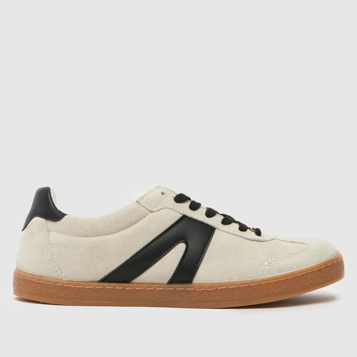 Schuh Marnie velúr gumitalpú edzőcipő törtfehér színben