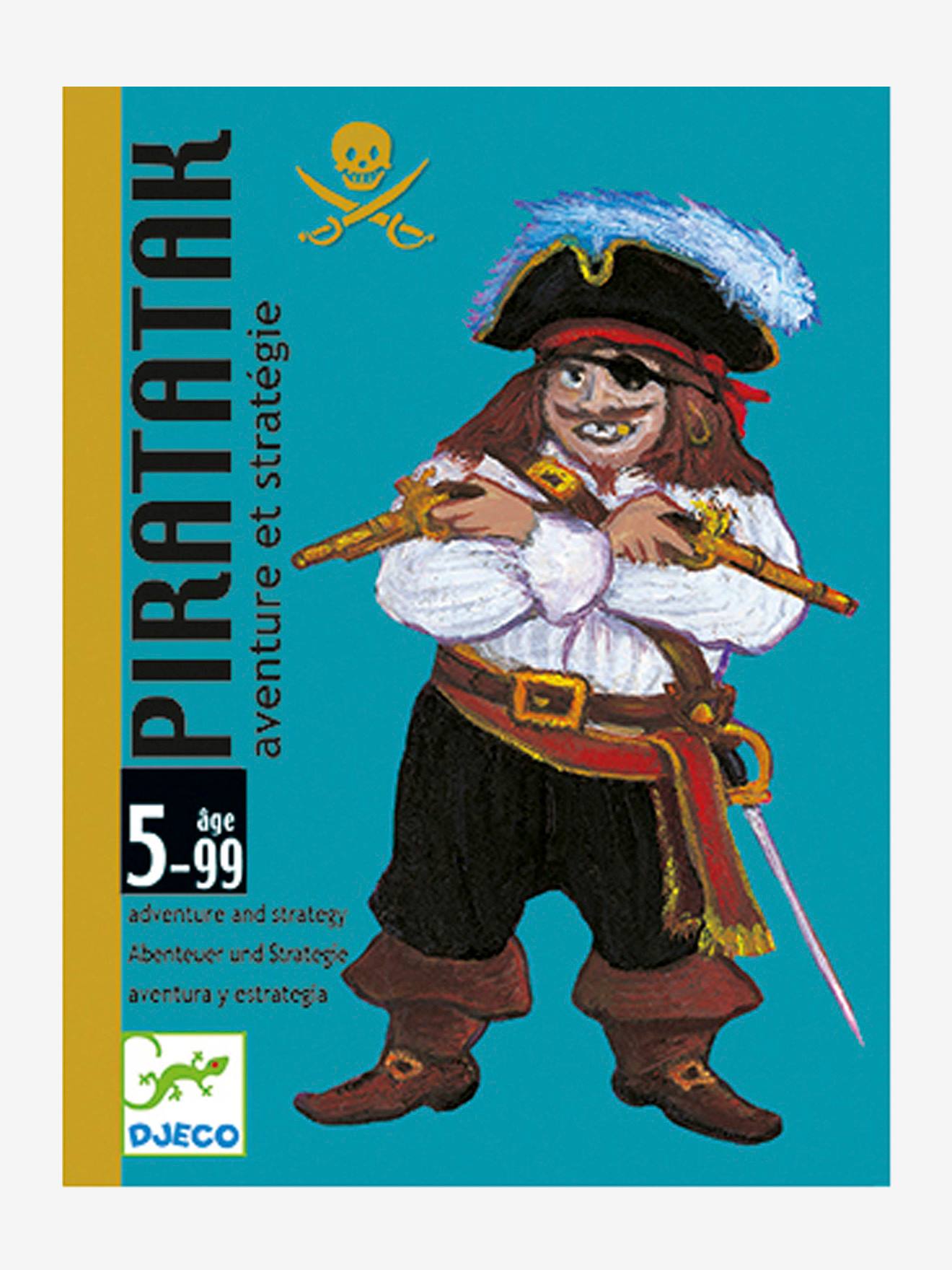 Jeu de cartes Piratak DJECO multicolore
