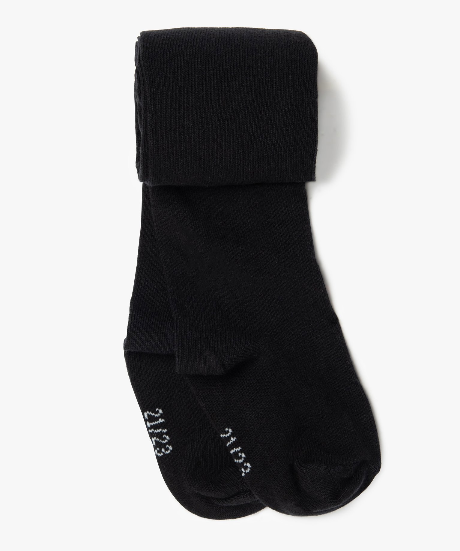 Collant uni bébé fille noir | GEMO