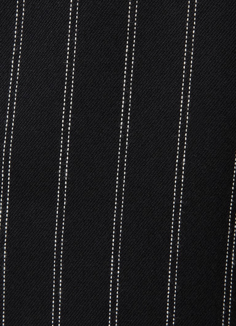 Expresso Blazer with pinstripe and flap pockets