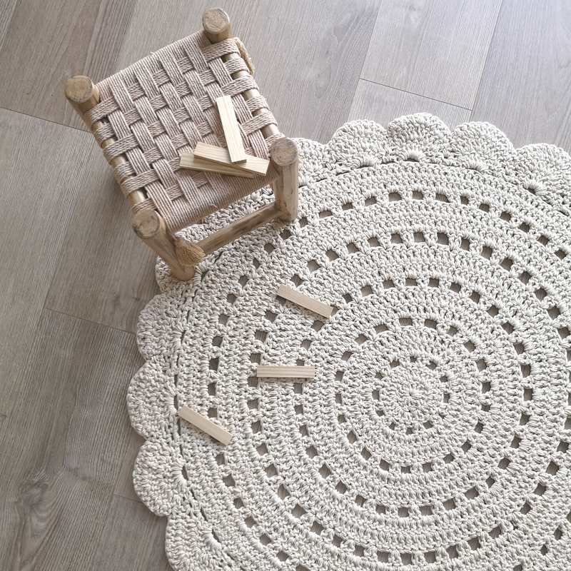 Tapis enfant crochet ALMA
