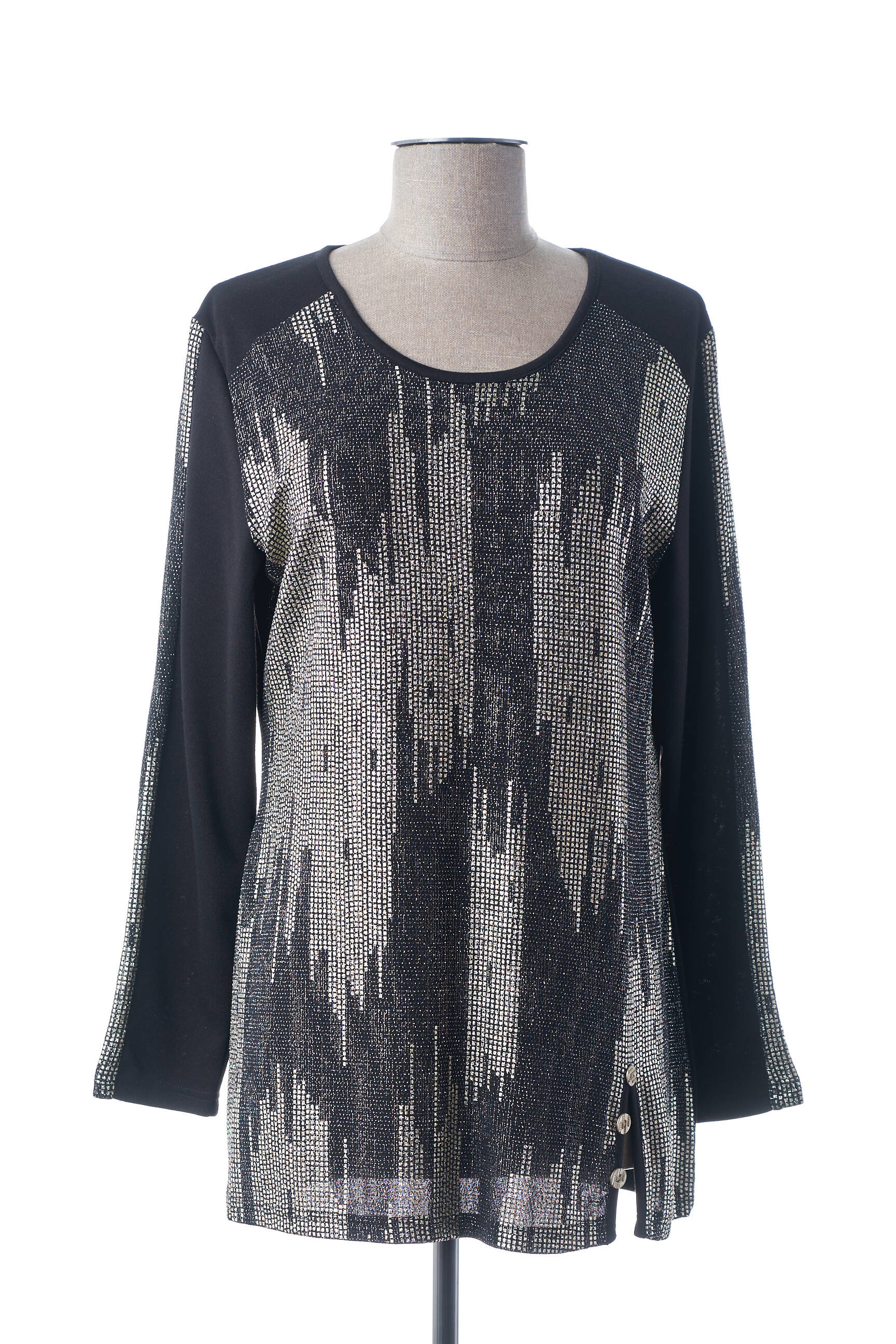 Meri Esca Tuniquemanchelongue Femme couleur noir