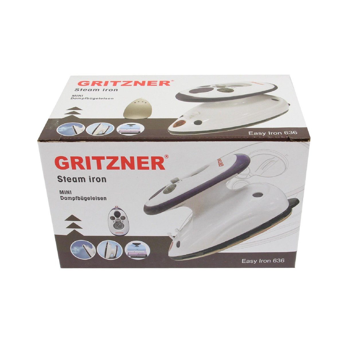 Gritzner Dampfbügeleisen Gritzner Bügeleisen, weiß