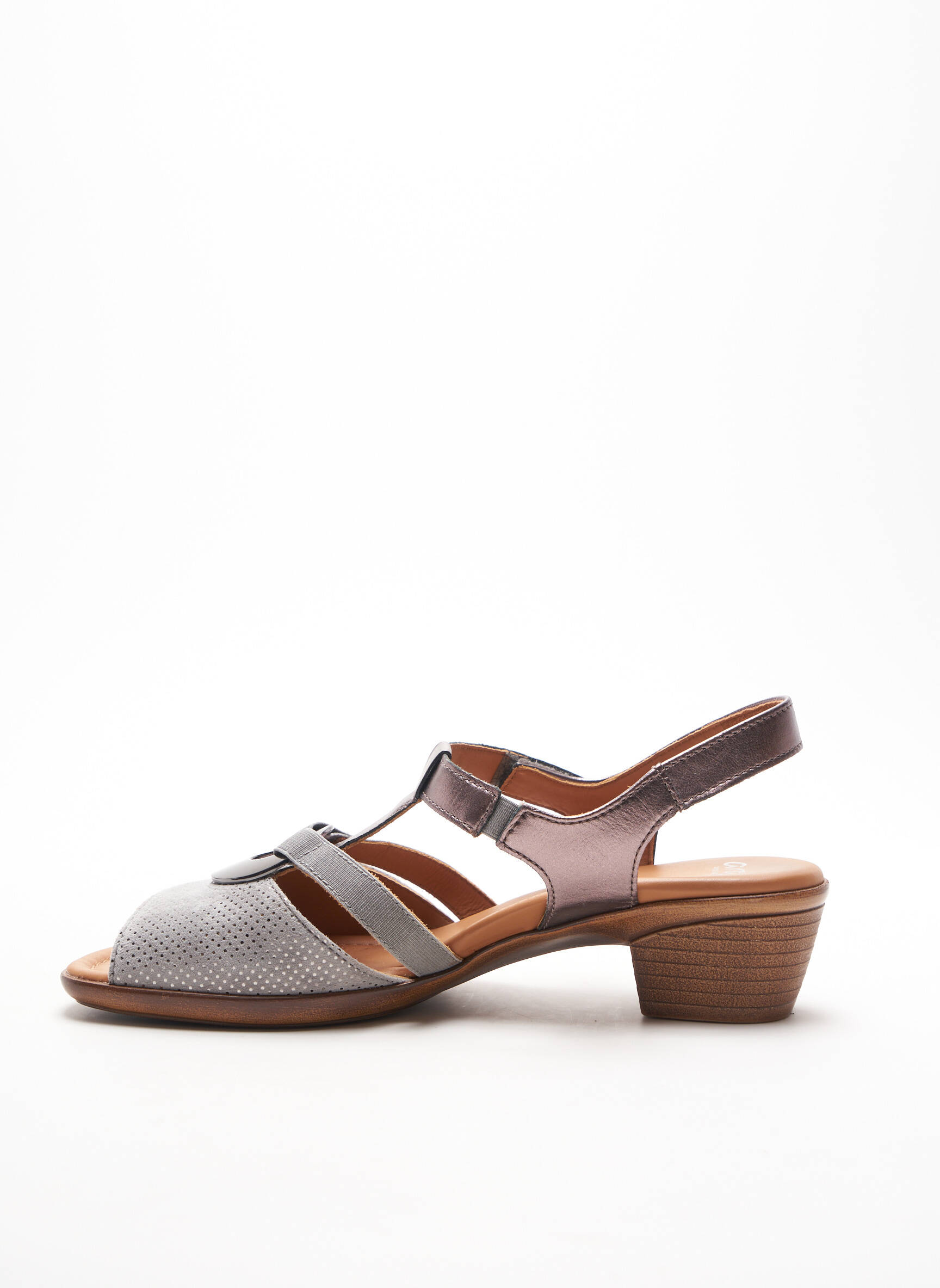 Ara Sandales Nu Pieds Femme couleur gris