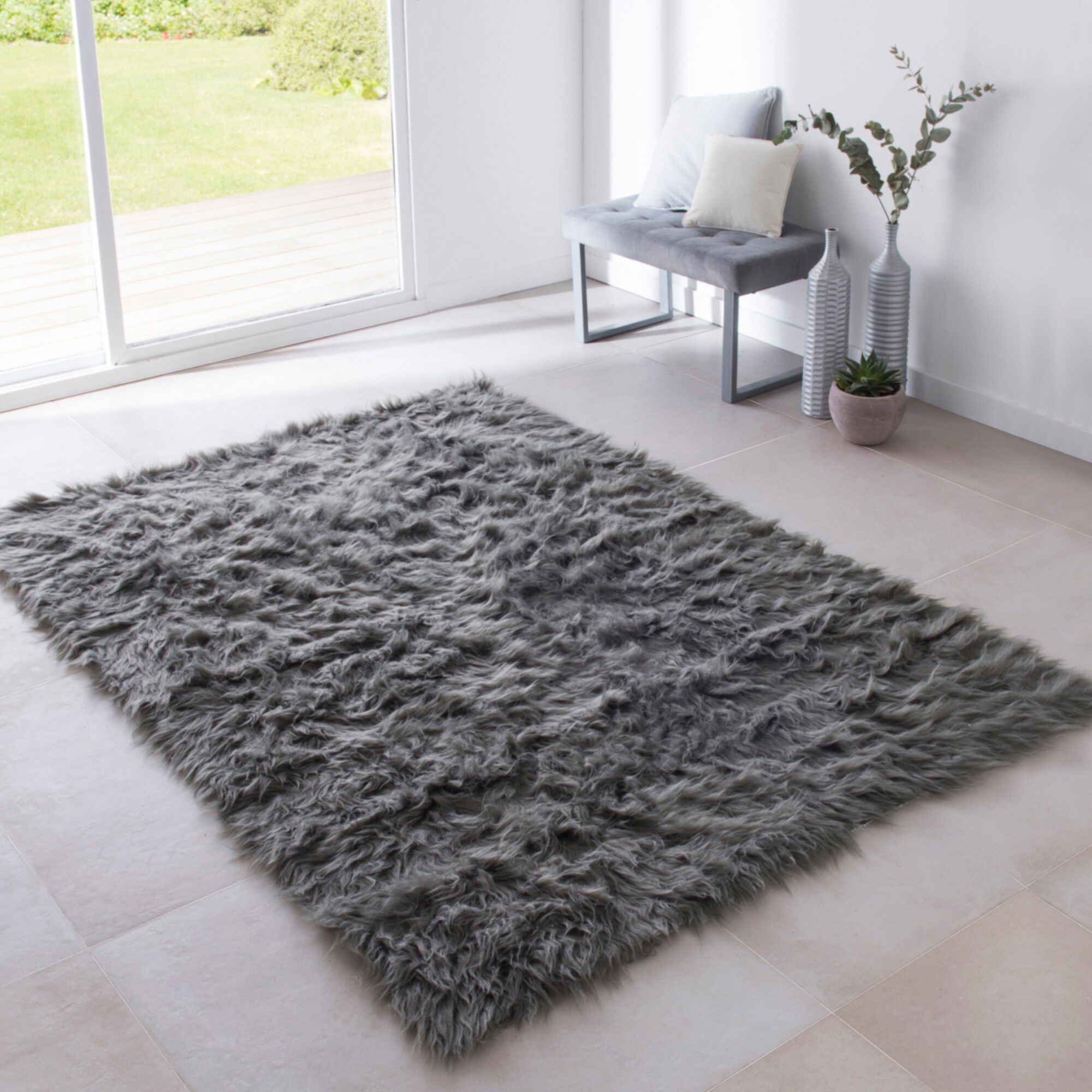 Tapis poils longs