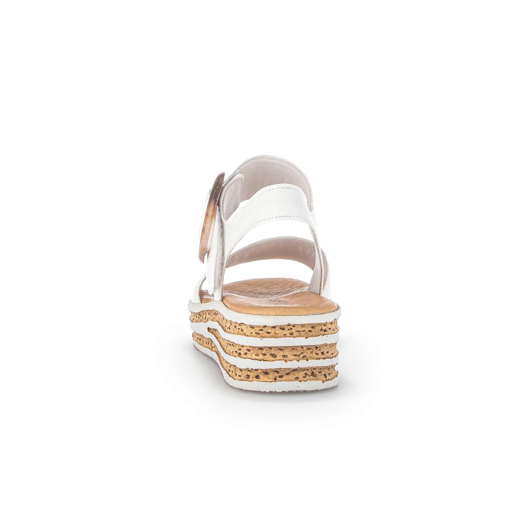 Gabor fashion Plateau Sandale creme