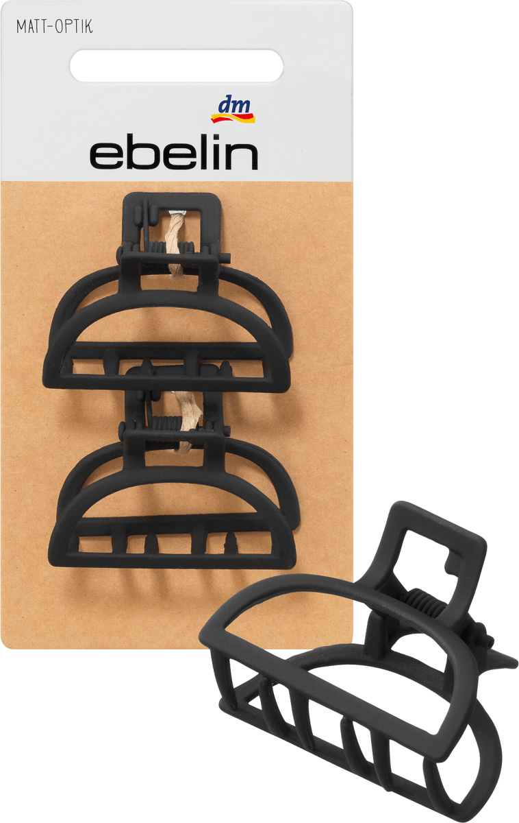 Haarklammern aus Metall / mit Cut-Out, 2 St