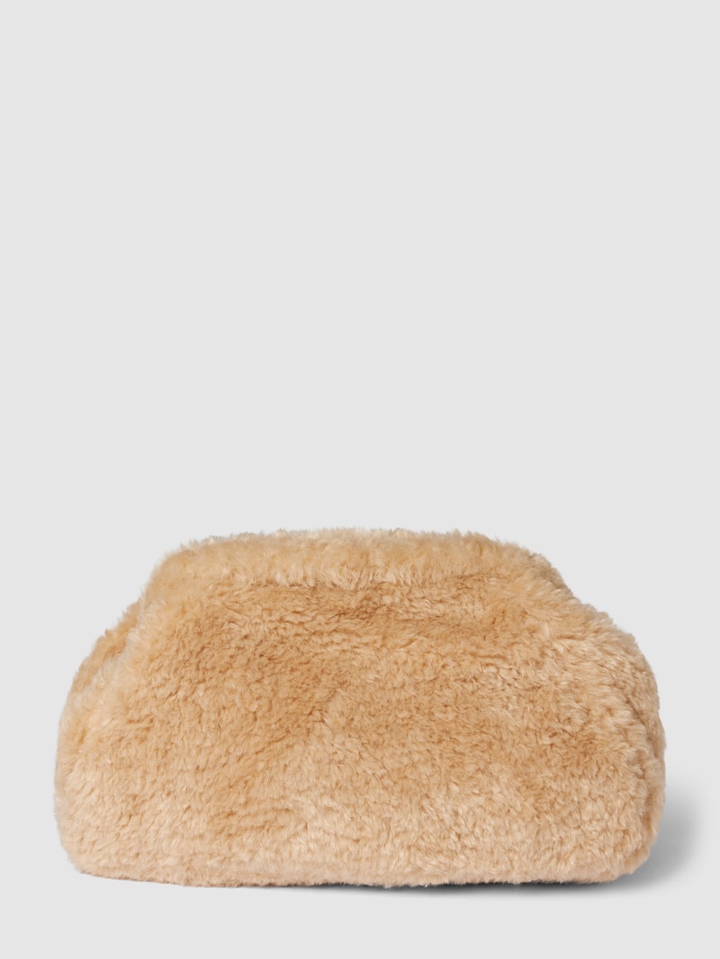 Handtasche aus Teddyfell Modell 'Bag furi' in beige