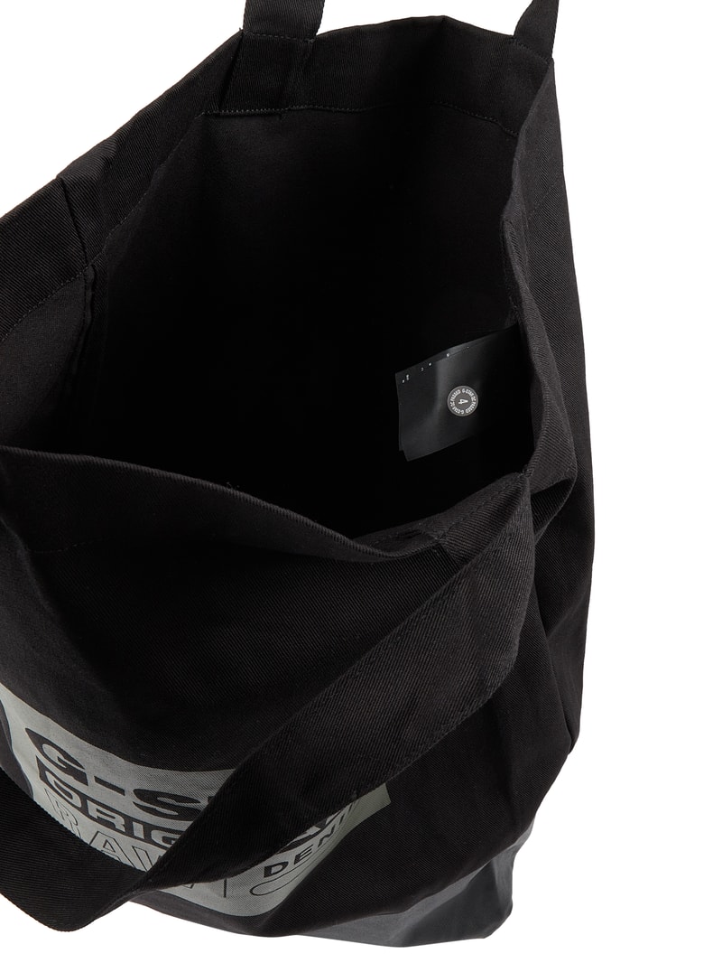 Tote Bag aus Baumwolle in schwarz