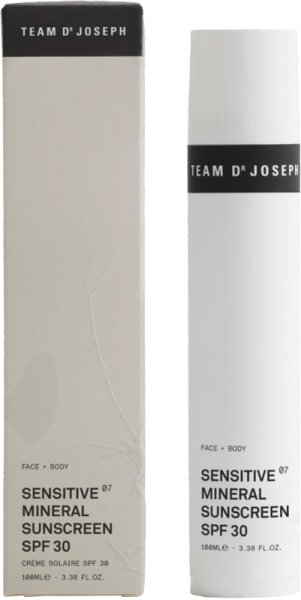 Team Dr. Joseph Sensitive Mineral Sunscreen SPF30 Sonnencreme